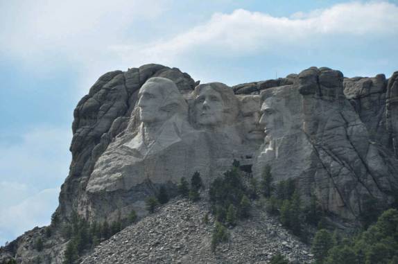 O famoso Mount Rushmore, na região das Black Hills, em South Dakota, nos Estados Unidos